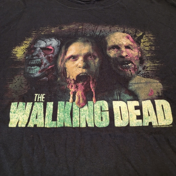 Vintage The Walking Dead Horror Movie Promo T Shirt / Amc Film Holding Inc 2X - Picture 3 of 11